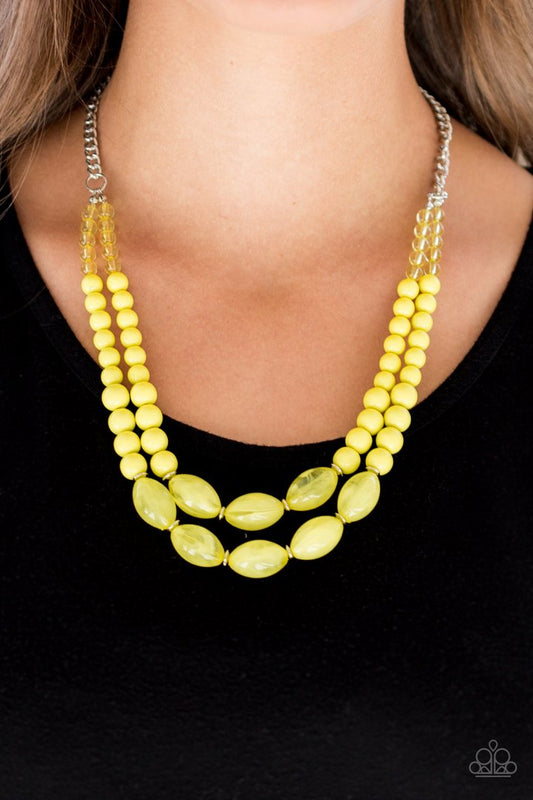 Paparazzi Sundae Shoppe - Yellow Necklace