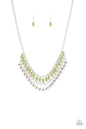 Paparazzi Beaded Bliss - Green Necklace