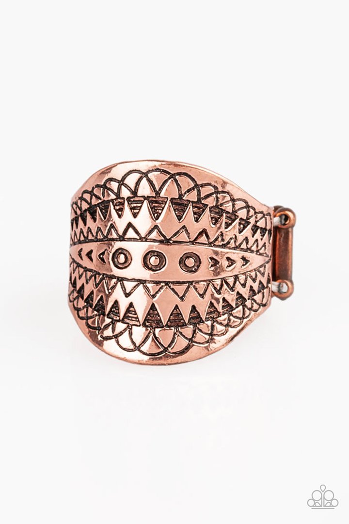 Paparazzi Tiki Tribe - Copper Ring