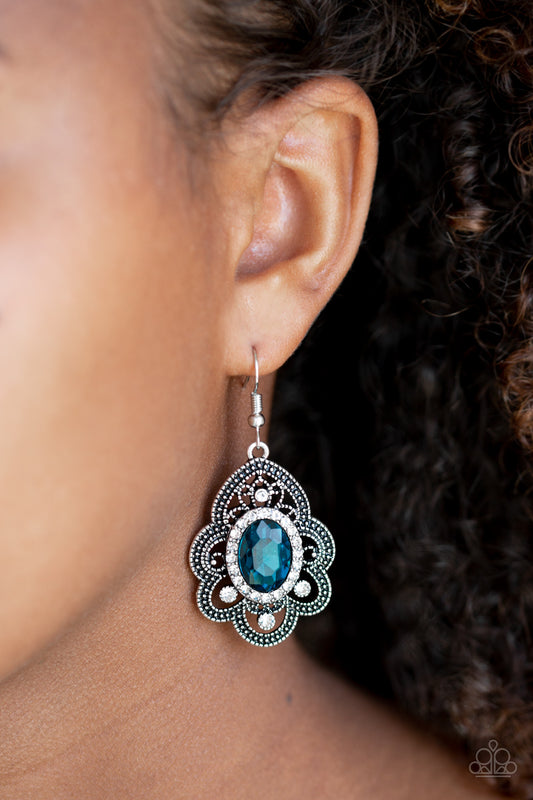 Paparazzi Reign Supreme - Blue Earrings