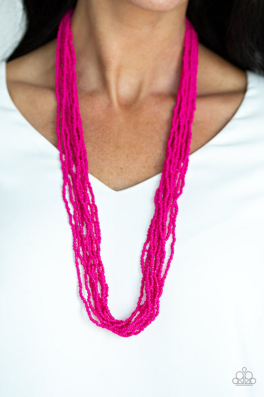 Paparazzi Congo Colada - Pink Necklace