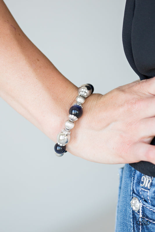 Paparazzi Once Upon A Maritime - Blue Bracelet