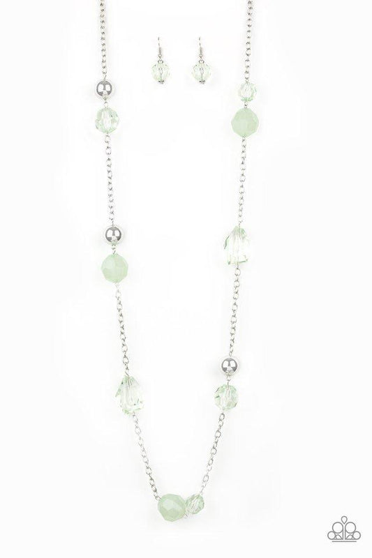 Paparazzi Royal Roller - Green Necklace