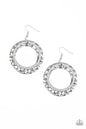 Paparazzi Cinematic Shimmer - White Earrings