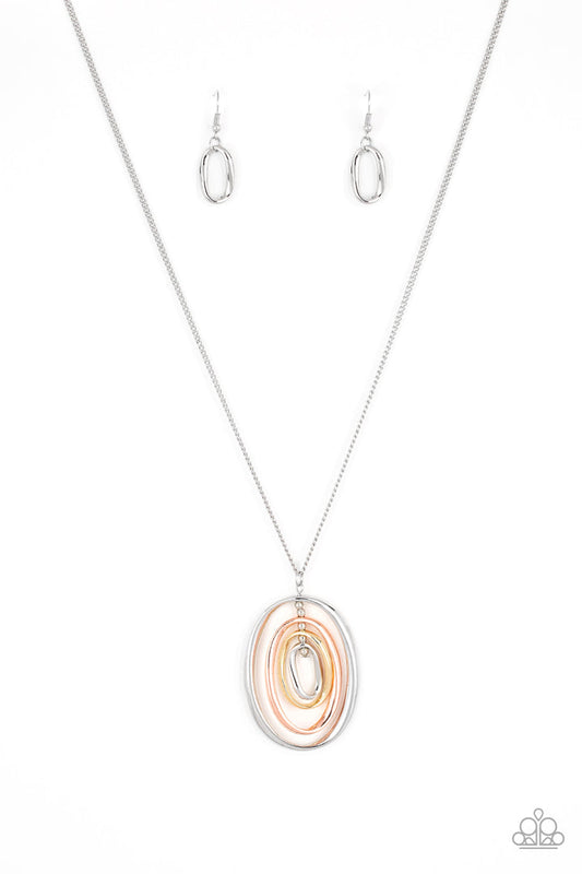Paparazzi Classic Convergence - Silver Multi Necklace