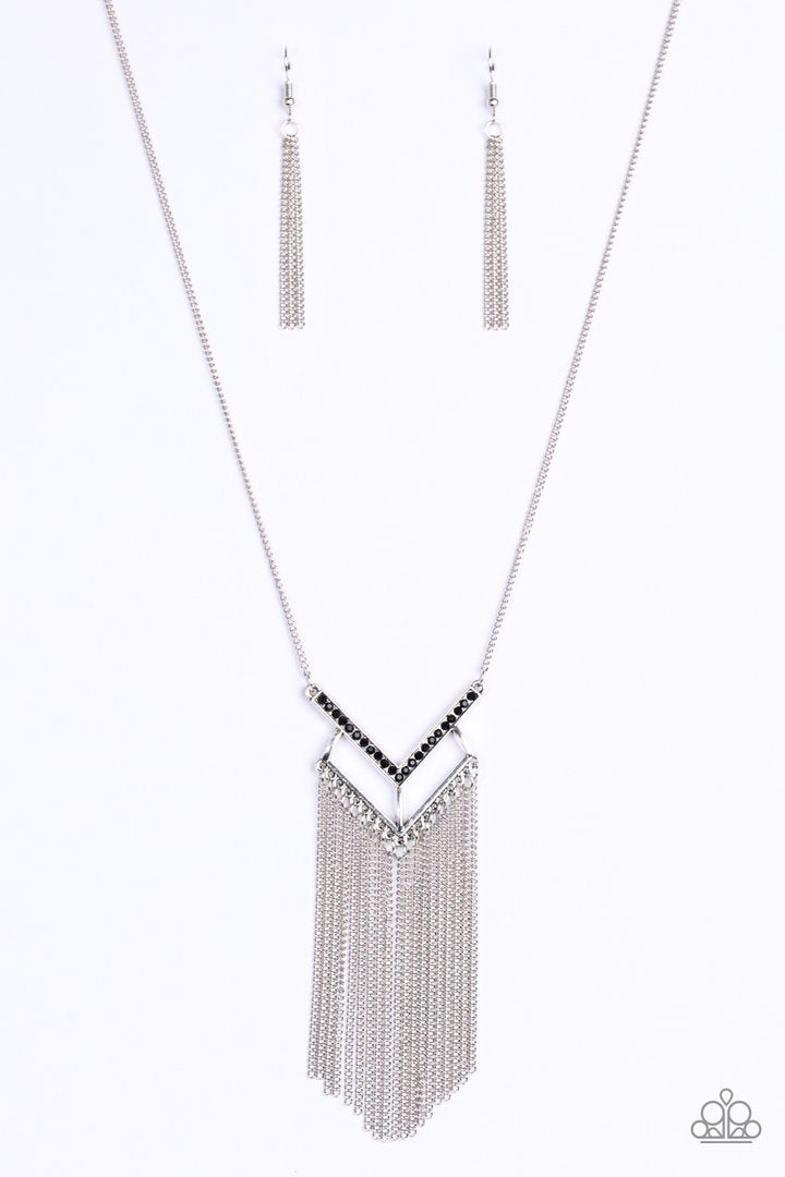 Paparazzi Alpha Glam - Black Necklace