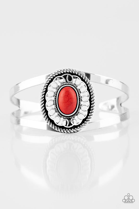 Paparazzi Deep In The TUMBLEWEEDS - Red Bracelet