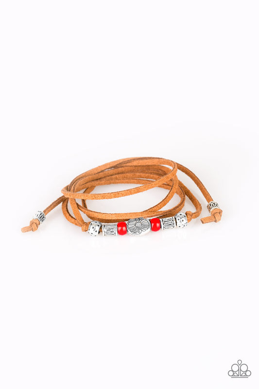 Paparazzi Clear A Path - Red Urban Bracelet