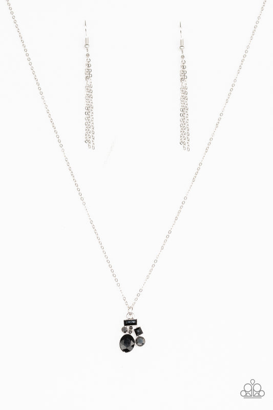Paparazzi Time To Be Timeless - Black Necklace