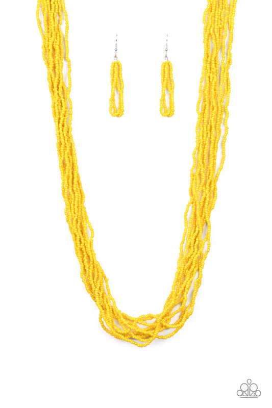 Paparazzi Congo Colada - Yellow Necklace