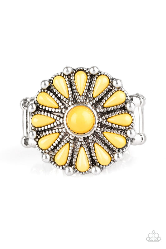 Paparazzi Poppy Pop-tastic - Yellow Ring