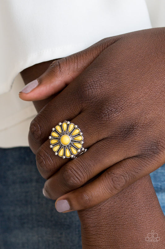 Paparazzi Poppy Pop-tastic - Yellow Ring