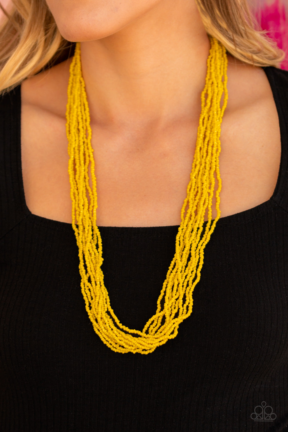 Paparazzi Congo Colada - Yellow Necklace