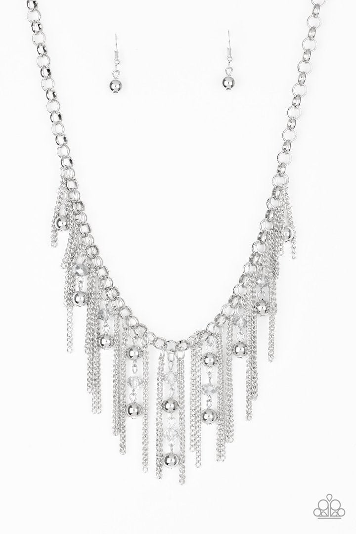 Paparazzi Ever Rebellious - Silver Necklace