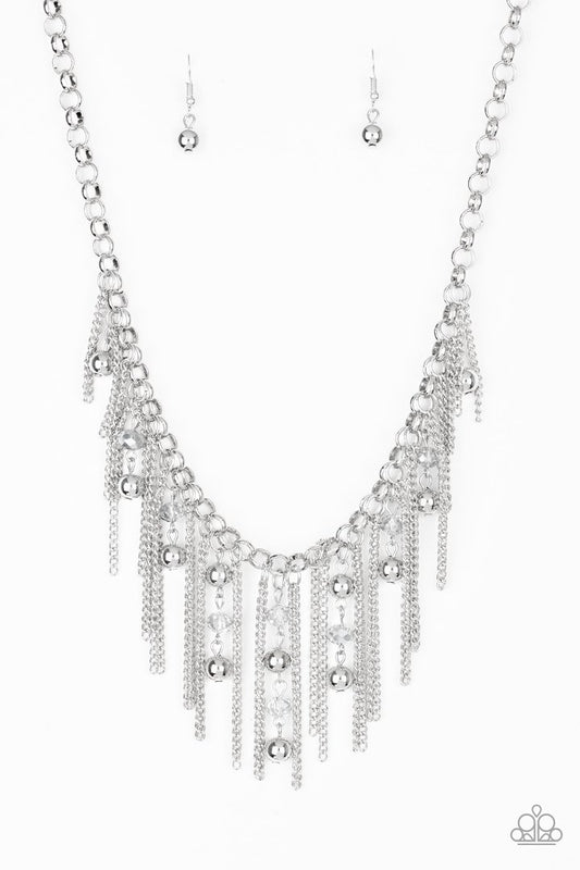 Paparazzi Ever Rebellious - Silver Necklace