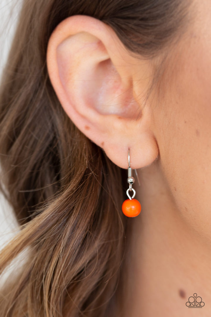 Paparazzi Your SUNDAE'S Best - Orange Multi Necklace