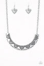 Paparazzi Persian Pharaoh - Silver Necklace