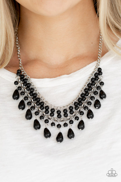 Paparazzi The Guest List - Black Necklace