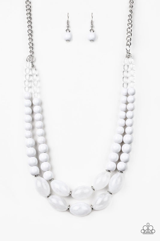 Paparazzi Sundae Shoppe - White Necklace