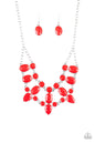 Paparazzi Goddess Glow - Red Necklace