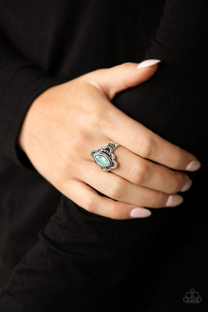 Paparazzi Glass Half-COLORFUL - Green Ring