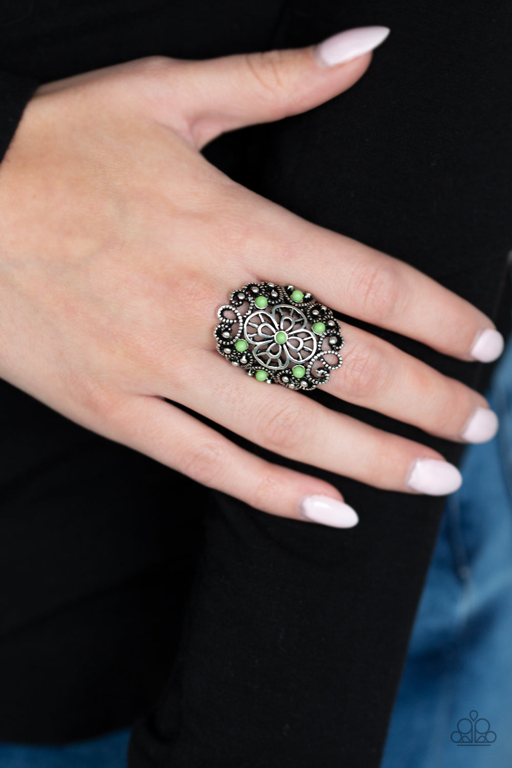 Paparazzi Floral Fancies - Green Ring