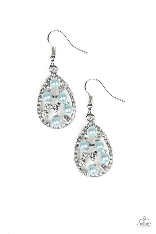 Paparazzi Fabulously Wealthy - Blue Earrings