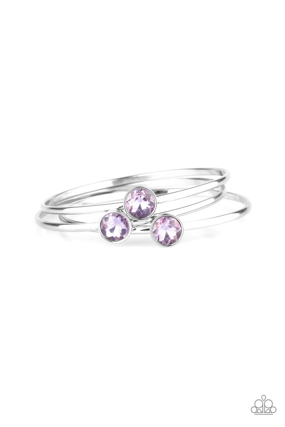 Paparazzi Be All You Can BEDAZZLE - Purple Bracelet