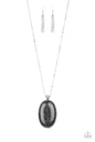 Paparazzi Stone Stampede - Black Necklace