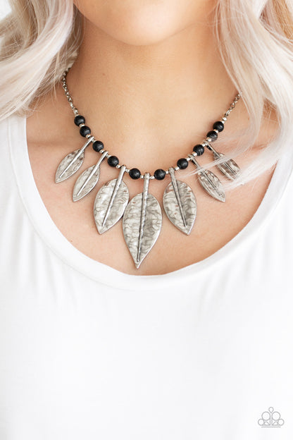 Paparazzi Highland Harvester - Black Necklace