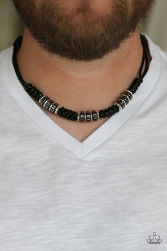 Paparazzi Let's Take A Ride - Black Urban Necklace