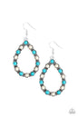 Paparazzi Sagebrush Sunsets - Multi Blue Earrings