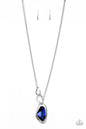 Paparazzi Optical Opulence - Blue Necklace - Life Of The Party - December 2019