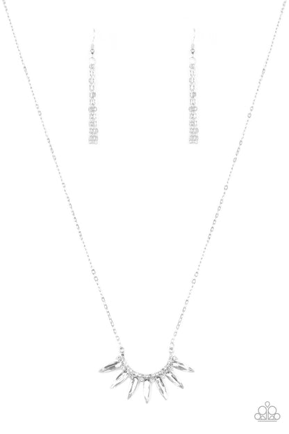 Paparazzi Empirical Elegance - White Necklace