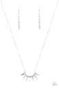 Paparazzi Empirical Elegance - White Necklace