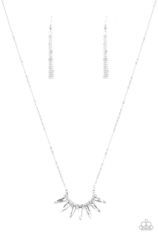 Paparazzi Empirical Elegance - White Necklace