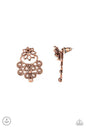 Paparazzi Garden Spindrift - Copper Jacket Earrings