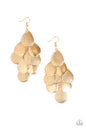 Paparazzi Chime Time - Gold Earrings