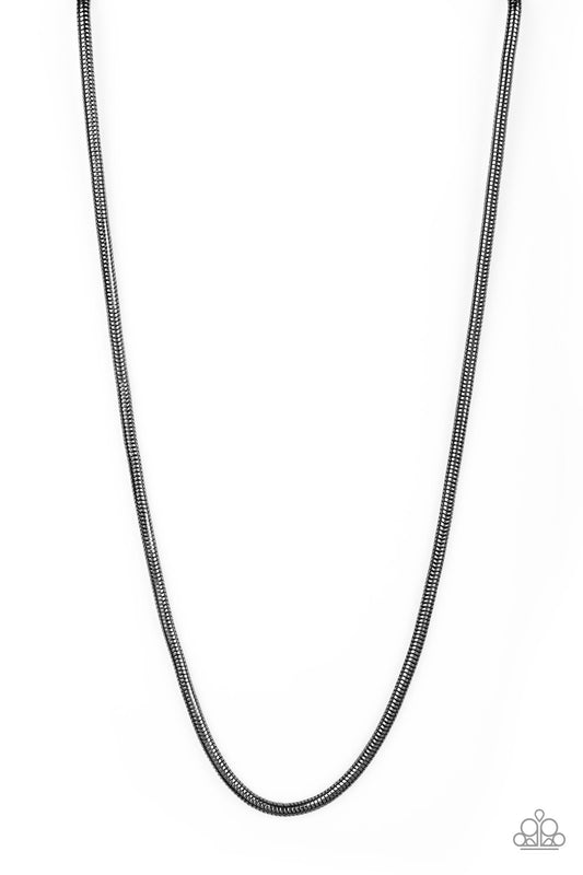 Paparazzi Victory Lap - Black Men's Necklace