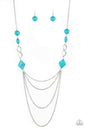 Paparazzi Desert Dawn - Blue Necklace