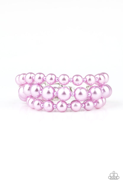 Paparazzi Total PEARL-fection - Purple Bracelet