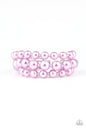 Paparazzi Total PEARL-fection - Purple Bracelet