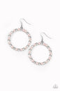 Paparazzi Pearl Palace - Pink Earrings