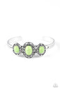 Paparazzi Stone Sage - Green Bracelet
