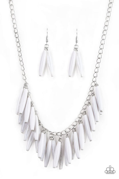 Paparazzi Full Of Flavor - White Necklace