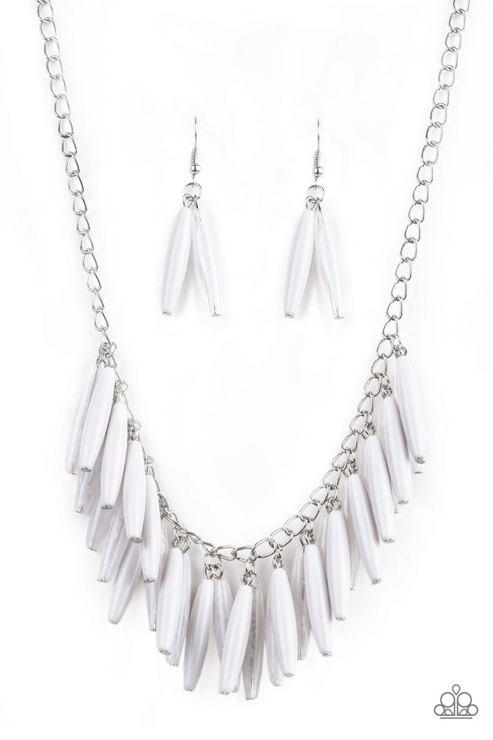 Paparazzi Full Of Flavor - White Necklace