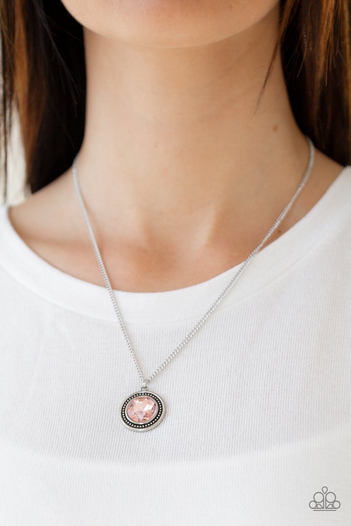 Paparazzi Mega Money - Pink Necklace