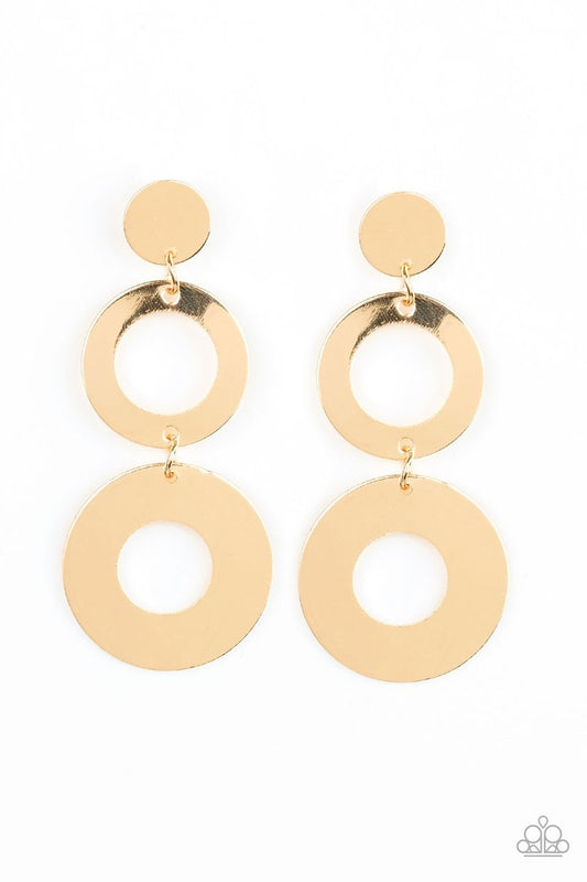 Paparazzi Pop Idol - Gold Earrings