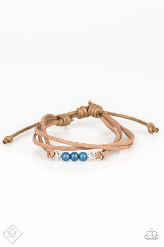 Paparazzi Always Up For Adventure - Blue Urban Bracelet