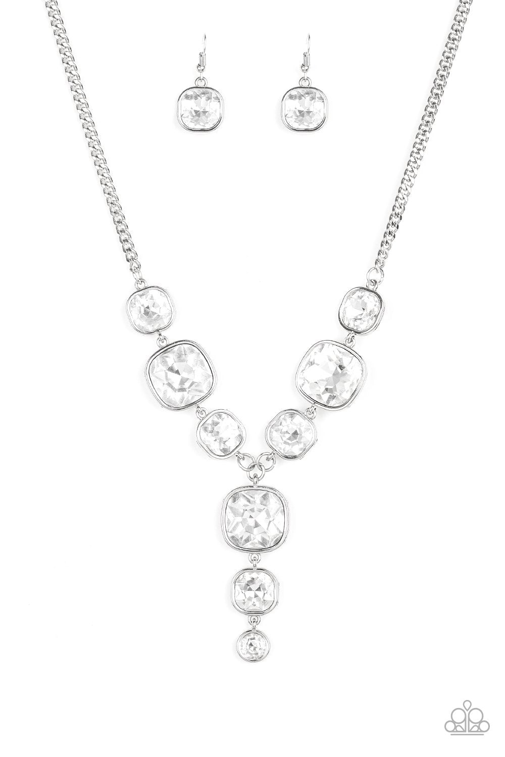 Paparazzi Legendary Luster - White Necklace